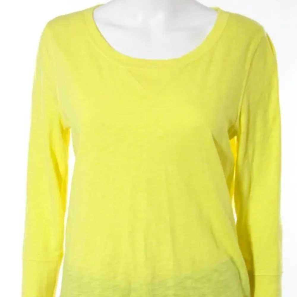 J. Crew Bright Yellow LS Cotton Shirt Sz. Small